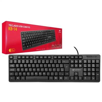 TECLADO USB C3 TECH KB-14BK/KB-M11BK