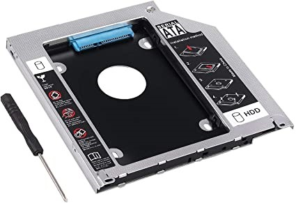 ADAPTADOR HD/LEITOR CADDY 9,5mm NOTEBOOK